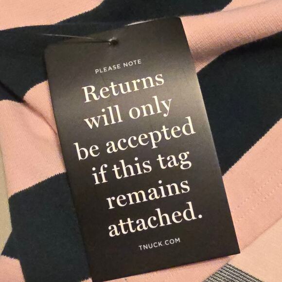 Tuckernuck Warren Rugby Shirt Womens Plus Size XXL Green Pink Stripe Preppy NWT - Picture 7 of 12